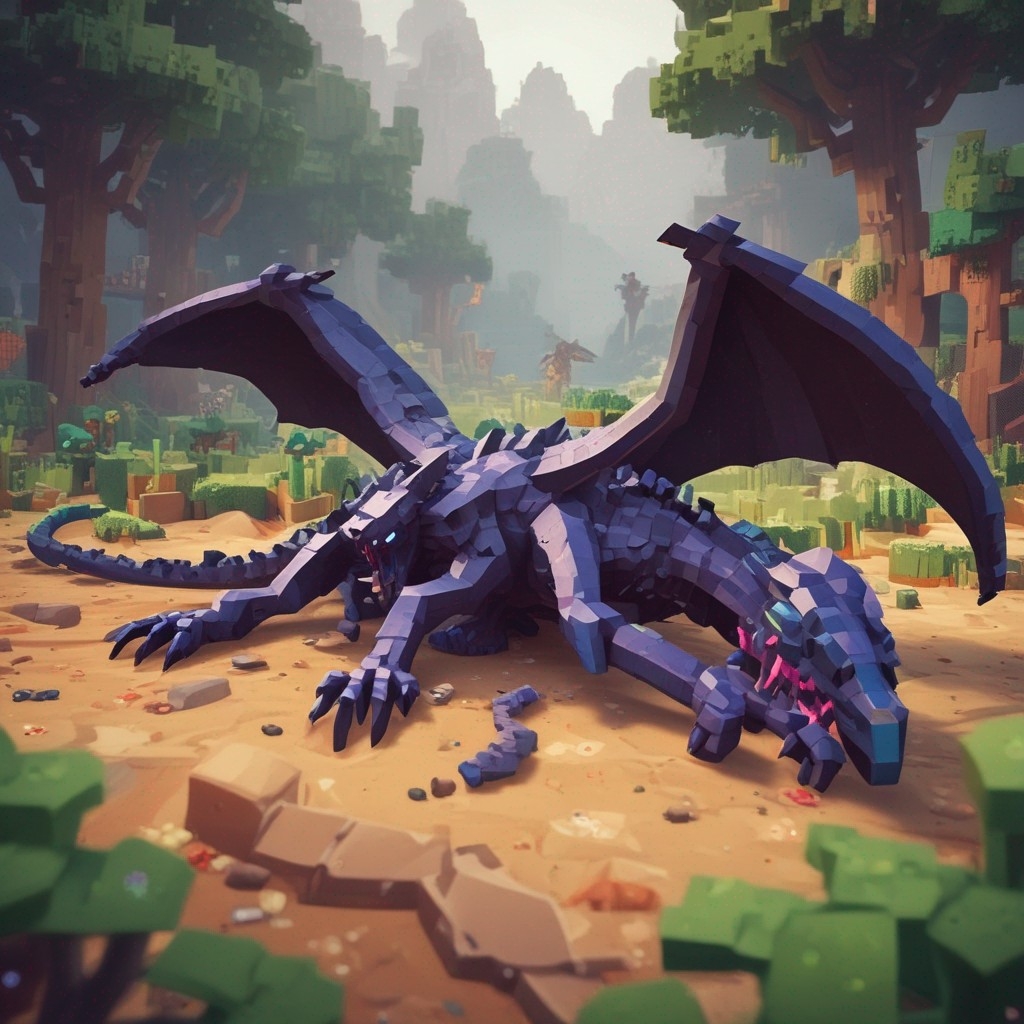 how to kill an ender dragon in minecraft