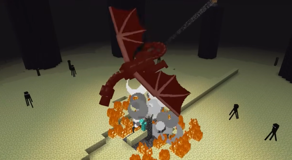 how to kill an ender dragon in minecraft